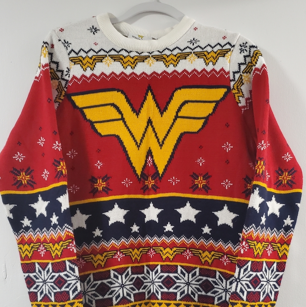 Wonder Woman Knit Christmas Sweater